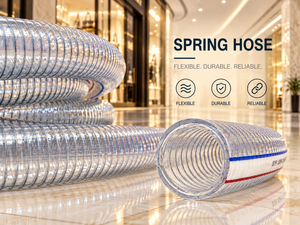 Manguera de PVC flexible de 102 mm de diámetro interior y 116 mm de diámetro exterior, 20 m en espiral, tubo de succión flexible, OEM/ODM disponible, suministro para proyectos, pedidos de exportación - Product Image 1