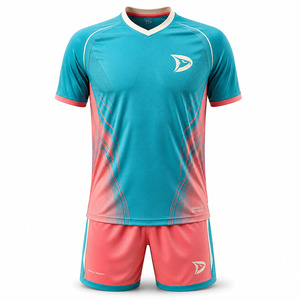 Uniforme de Fútbol Premium para Hombre, Sublimado Personalizado, Conjunto Deportivo de Futsal Transpirable, Camiseta y Pantalones Cortos de Fútbol, Ropa de Equipo - Product Image 2