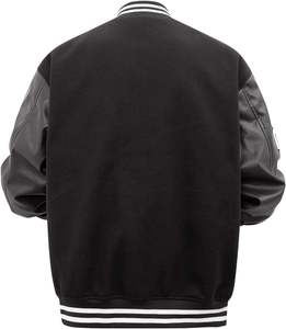 Chaqueta Universitaria de Béisbol de Primera Calidad, Chaqueta Varsity, Inspirada en la Universidad, Cálida, Cómoda, a la Moda, para Uso Diario - Product Image 2