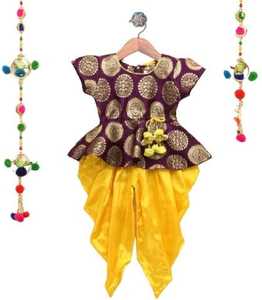 ชุดอินเดียสไตล์ dhoti ชุดอินเดียอินเดียชุดเทศกาล - Product Image 3
