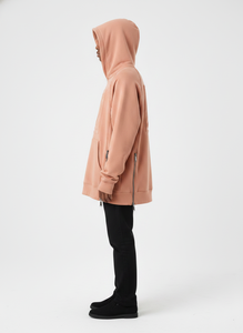 Manufacturer Custom Puff Print Hoodie Unisex 500GSM Drop Shoulder Oversized Heavyweight Terry French Cotton Pullover Sweatshirt - Product Image 4