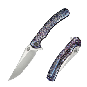 Couteaux pliants quotidiens avec manche équilibré et conception portable pour le camping, la randonnée, la pêche, les loisirs de plein air et les voyages - Product Image 1