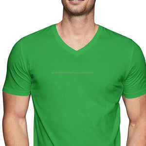 T-shirts de haute qualité à col en V, coupe décontractée, meilleur prix, stock de vêtements en vrac, mélange de vêtements, lot de vêtements usagés, coton uni, t-shirts pour hommes - Product Image 6