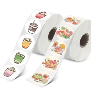 สติกเกอร์ไวนิลกันน้ำแบบกำหนดเองสำหรับขวด หน้าต่าง รถยนต์ พิมพ์โลโก้ - Product Image 3