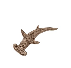 Unique Handcrafted Hammerhead <b>Decor</b> rattan decorate kids Organic Wicker Material For Children <b>Room</b> <b>Aesthetic</b> Setup Art - Product Image 3