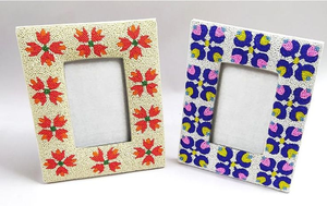 Handmade Rattan <b>Wall</b> Decoration Square Folk Art Beaded <b>Panel</b> with Tassel Green Color Home Decor - Product Image 5