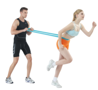 Bande de résistance ALLWINWIN RSB21 - Longue boucle pour exercices, entraînement, stretching et fitness