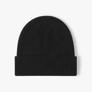 Heavyweight Knitted Beanie Thick Warm Winter Skull <b>Cap</b> Custom Private Label OEM ODM Fashion Knit <b>Hat</b> Wholesale - Product Image 2