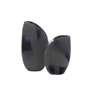 Ensemble de Vase à fleurs noires artisanat en métal affichage au sol fait à la main Vases en métal haute qualité salon décoration de la maison ensemble de Vase américain - Product Image 1