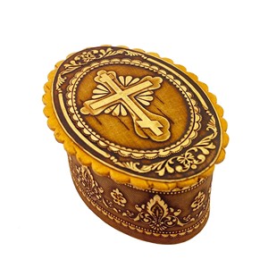 Caja de Regalo de Madera de Roble Natural Ecológica Hecha a Mano, Estilo Rústico, para Cuentas de Oración |   Uso Doméstico Moradabad India Venta al por Mayor - Product Image 3