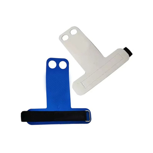 Poignées de gymnastique professionnelles de haute qualité pour la musculation et l'entraînement en salle de sport avec protège-paume en cuir personnalisé - Product Image 1