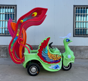 Coches eléctricos RC de alta visibilidad con luces LED para niños, ideales para alquiler en parques urbanos y ferias de jardín, con función de subida y bajada para la ciudad nocturna. - Product Image 6