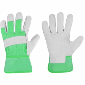 ถุงมือหนังวัวแท้คุณภาพสูงสำหรับงานหนัก ทนทาน ป้องกันไฟ ขนาด 11 ออนซ์ พร้อมสายรัดข้อมือเพื่อความปลอดภัย - Product Image 4