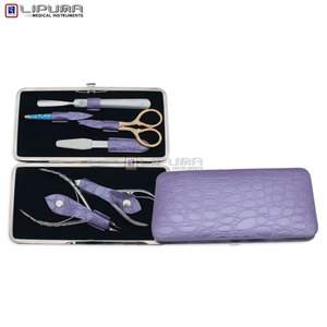 Premium Custom Travel-friendly Manicure <b>Pedicure</b> <b>Set</b> High Quality 7-in-1 Stainless Steel Nail Clipper Luxury Box Packaging - Product Image 6