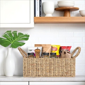 Wicker <b>Storage</b> <b>Baskets</b> 4 Section Handmade <b>Storage</b> <b>Basket</b> Wholesale eco-friendly Made in Viet Nam - Product Image 4