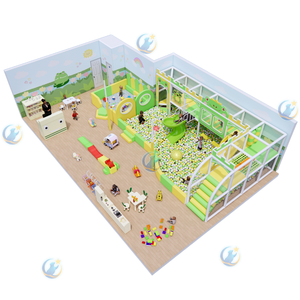 Aire de jeux intérieure en aluminium et métal pour enfants, thème Forêt tropicale, pour centres commerciaux et cafés pour enfants, vente en gros OEM ODM - Product Image 1
