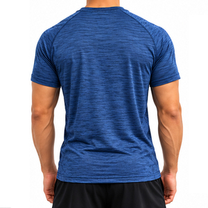 Camiseta Deportiva de Ajuste Cómodo para Hombre, Poliéster y Elastano, Secado Rápido, Fabricante de Ropa Deportiva al por Mayor para Entrenamientos Diarios - Product Image 2