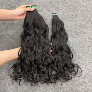 Extensions de cheveux naturels ondulés 100% cheveux humains, provenant de femmes vietnamiennes des montagnes. - Product Image 3