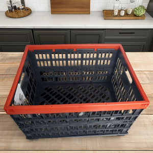 Boîte de rangement et de transport réutilisable en plastique PP pliable robuste avec options de couleur personnalisées - Product Image 5