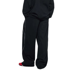 Pantalones Casuales de Mujer con Rayas Reflectantes, Pantalones Vintage de Tela Gruesa, Pantalones American Sorites Streetwear con Logotipo Personalizado, Pantalones Universitarios - Product Image 4