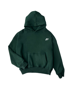 Sweat-shirt à capuche épais en molleton 100 % coton vert forêt respirant unisexe avec fermeture éclair pour homme – Vente en gros fabricant - Product Image 2