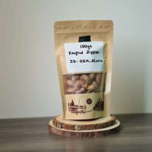 Anacardos Salados de Vietnam Premium al por Mayor, Precio Directo de Fábrica, en Bolsa Kraft de 100g con Cierre - Disponible OEM, Anacardos Orgánicos - Product Image 4