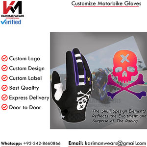 Guantes Profesionales de Motocross MTB, Guantes de Ciclismo Todoterreno con Protección Completa para los Dedos, con Palma Antideslizante y Acolchado Absorbente de Impactos - Product Image 2
