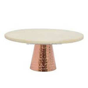 Support à gâteau en fer nickelé avec étoiles dorées Outils jetables en acier inoxydable pour mariage et vacances emballés dans une boîte - Product Image 5