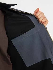 Vestes de travail pour hommes en toile de coton respirante et imperméable, design vintage, logo personnalisé OEM, pour l'hiver. - Product Image 5