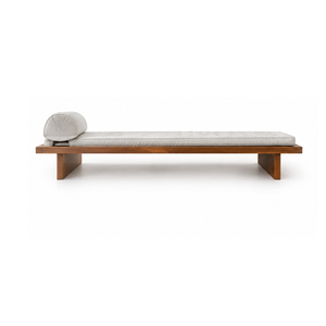 Solid Teak Wood Outdoor Sun Lounger Poolside Daybed Chaise <b>Lounge</b> <b>Chair</b> with Cushion Patio Resort Garden Furniture - Product Image 3