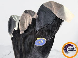 Long 26 Inch Lace Front Human Hair <b>Wig</b> Glueless Natural <b>Black</b> - Product Image 6