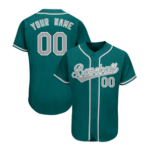 Custom Sublimation Baseball Jersey Wholesale Men Team Sports Uniform Personalized Button Down Baseball <b>Shirt</b> Custom Logo - Product Image 2