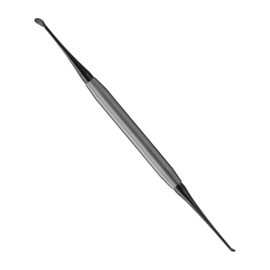24 Curetas Quirúrgicas Negras Molt de 3.57MM de Acero Inoxidable, Cureta Dental para Hueso, Instrumento Reutilizable para Cirugía Oral - Product Image 2