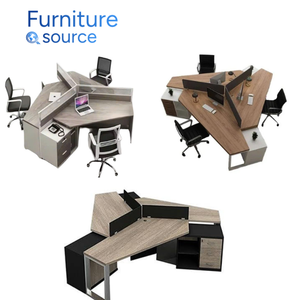 โต๊ะทำงานพร้อมที่เก็บของ MDF โต๊ะสำนักงานไม้วีเนียร์สไตล์เรียบง่ายกรอบแข็งแรงสไตล์หรูหราสำหรับอพาร์ทเมนต์โรงงานเวียดนาม - Product Image 3