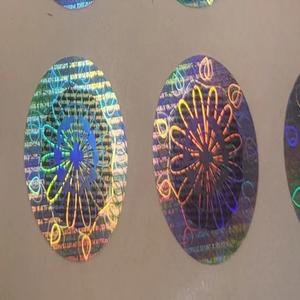 Autocollant holographique personnalisé en gros 2026, impression de sécurité multicolore, matériau PET - Product Image 2