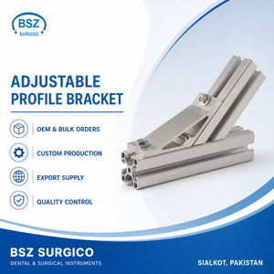BSZ SURGICO BSZS-132 Stainless Steel Surgical Kit | Universal Foot <b>Peg</b> Support Stay for Hospital Use | Silver Finish - Product Image 1