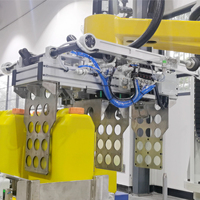Palettiseur robotisé industriel pour fûts de 50 kg, ensacheuse automatique pour aliments, bras robotique pour ligne de production