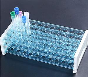 Eleos Care - Soporte Multifuncional para Tubos con Tapa Abatible, Material Plástico y Acrílico, Capacidad para 50 Tubos de Varios Tamaños - Product Image 1