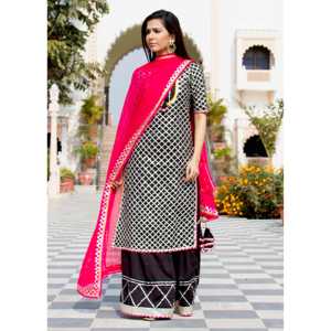 Ensemble de costume classique en satin de rayonne noir pour femmes, disponible en taille XS - Product Image 3