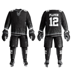 Superior Quality New Arrival Ice Hockey Uniform Breathable Printed Short Customizable OEM Service Factory's Best Trending Style - Product Image 3