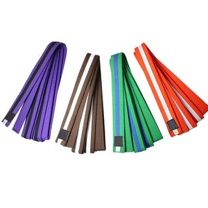 Cinturones de Artes Marciales Unisex al por Mayor con Logotipo Personalizado Bordado, para Taekwondo, Karate, Judo, Jiu Jitsu Brasileño (BJJ), para Adultos - Product Image 3