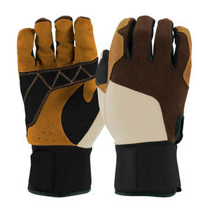 Vente flash - Gants de frappe de baseball en cuir de qualité supérieure, respirants, fermeture à boucle, logo personnalisé, antidérapants, légers - Product Image 1