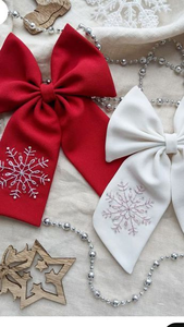 Lazos para el pelo bordados personalizados con diseño de cuentas de semillas, pinza para el pelo bordada con cuentas de semillas para fiesta, hecha a mano - Product Image 3