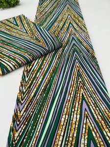 Tela Africana de Algodón 100% con Estampado de Cera y Ankara de Sierra Leona, Patrones Vibrantes para Ropa y Manualidades - Product Image 6