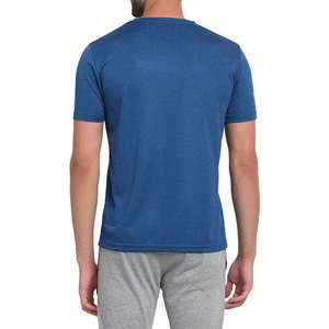 เสื้อยืดผู้ชายแบบทางการ ผ้าฝ้าย 100% น้ำหนัก 230 กรัม ทรงปกติ พิมพ์ลายโลโก้ด้านหน้าด้วยเทคนิคซิลค์สกรีน - Product Image 4