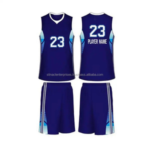 Uniformes de basket-ball respirants sur mesure, grandes tailles, impression par sublimation, options de logo, vêtements de sport élégants unisexes 100% polyester - Product Image 2