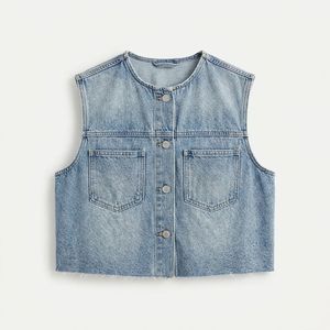 Chalecos vaqueros vintage para mujer al por mayor, producción de marca privada con MOQ bajo para colecciones minoristas en EE. UU. - Product Image 3