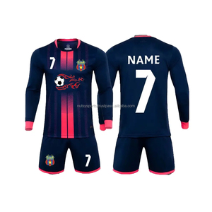 Hot Selling Men's Adult Soccer Uniform Kit with OEM Service Custom Color & Logo Sublimation Printing - Product Image 1