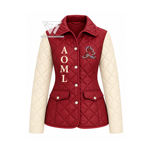 Custom Greek Delta | Sigma | Theta Sorority Clothing Embroidered Women's Packable Down Jacket Puffer Winter Coat - Product Image 1