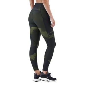 Leggings imprimés pour femmes en gros, taille haute, élastiques, pantalons de compression pour la salle de sport, le fitness, le yoga, fabricant personnalisé - Product Image 4